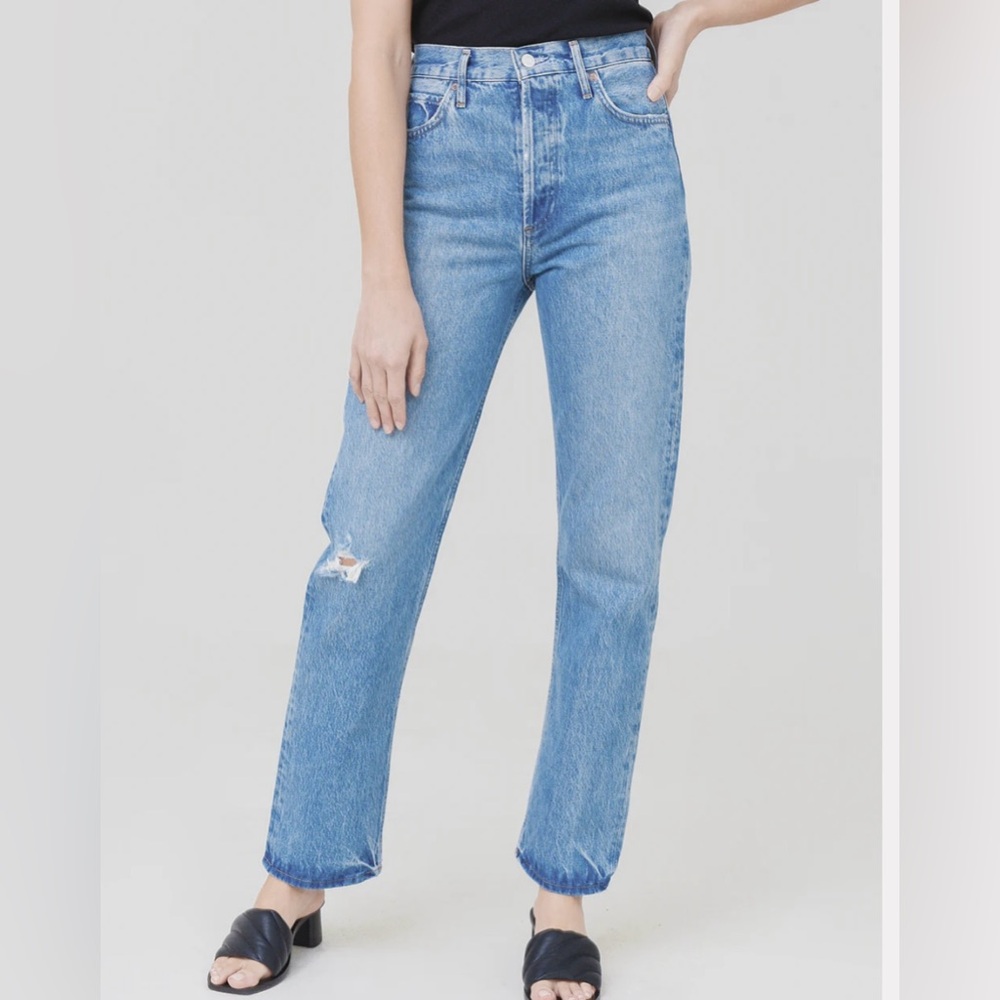 AGOLDE 90S PINCH WAIST HIGH RISE STRAIGHT JEAN